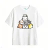 Remera Algodón Estampado Gatos Pixel Art Diseño Kawaii