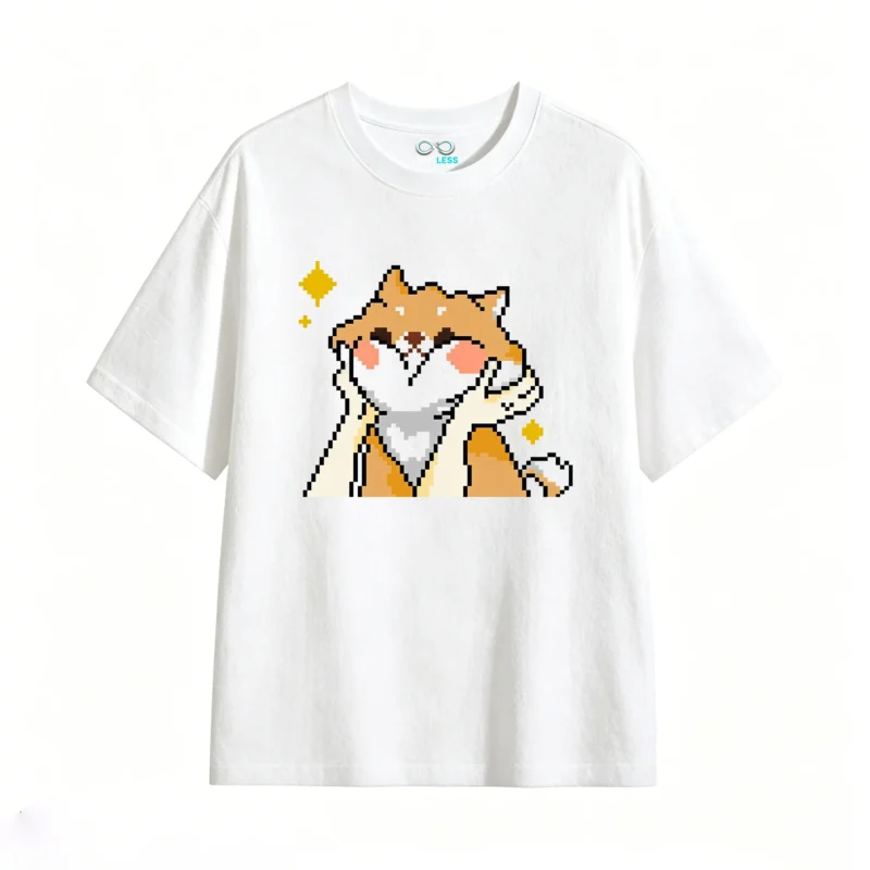 Remera Algodón Estampado Pixel Art Diseño Gamer Moda Casual