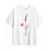Remera Algodón Estampado Cocktail Clavado Diseño Premium