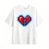 Remera Algodón Estampado Corazón Pixel Art Diseño Gamer