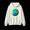Buzo con Capucha Algodón Estampado Pixel Art Mundo Gamer Oversize Premium