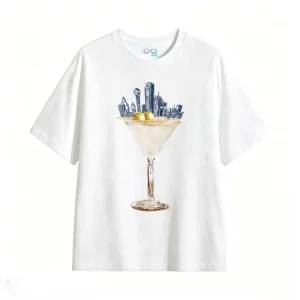 主图_2 Remera Algodón Martini Ciudad Estampado Original Premium
