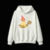 Buzo con Capucha Algodón Estampado Pixel Art Vela Vintage Premium