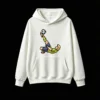主图_2 Buzo con Capucha Algodón Estampado Pixel Art Fútbol Retro Calidad