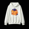 Buzo con Capucha Algodón Pancakes Arándanos Pixel Art Estampada Cool