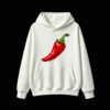 主图_2 Buzo con Capucha Algodón Estampado Pixel Art Ají Spicy Premium