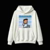 主图_2 Buzo con Capucha Algodón Pixel Art Futbol Argentina Estampado Premium