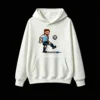 Buzo con Capucha Algodón Estampado Pixel Art Futbol Retro Original