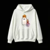 Buzo con Capucha Algodón Estampado Pixel Art Halloween Fantasma Calavera