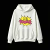 主图_2 Buzo con Capucha Algodón Estampado Girl Power Diseño Pixel Art Casual