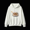 Buzo con Capucha Algodón Estampado Pixel Art Diseño Cenicero Premium