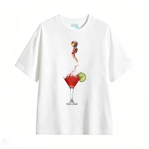 主图_2 Remera Algodón Estampado Cóctel Verano Casual Premium