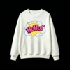 Buzo cuello redondo Algodón Estampado Hello Diseño Pixel Art Estilo Pop