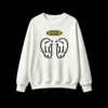 主图_2 Buzo cuello redondo Algodón Estampado Alas Pixel Art Diseño Casual Premium