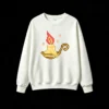 Buzo cuello redondo Algodón Estampado Pixel Art Vela Vintage Premium