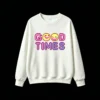 Buzo cuello redondo Algodón Estampado Good Times Pixel Art Urbano Casual