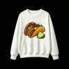 Buzo cuello redondo Algodón Estampado Tacos Pixel Art Diseño Original