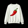 Buzo cuello redondo Algodón Estampado Ají Pixel Art Diseño Gamer Casual