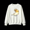 Buzo cuello redondo Algodón Estampado Cockatiel Pixel Art Diseño Casual
