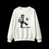 Buzo cuello redondo Algodón Estampado Pixel Art Fútbol Selección Premium