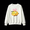 Buzo cuello redondo Algodón Abeja Pixel Art Kawaii Estampado Original