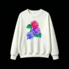 Buzo cuello redondo Algodón Estampado Rosas Pixel Art Diseño Urbano Cool