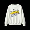 主图_2 Buzo cuello redondo Algodón Diseño Pixel Art Ooops Estilo Retro Urbano
