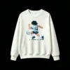 Buzo cuello redondo Algodón Estampado Pixel Art Fútbol Selección Premium