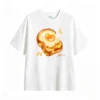主图_2 Remera Algodón Estampado Huevo Frito Diseño Artístico Casual