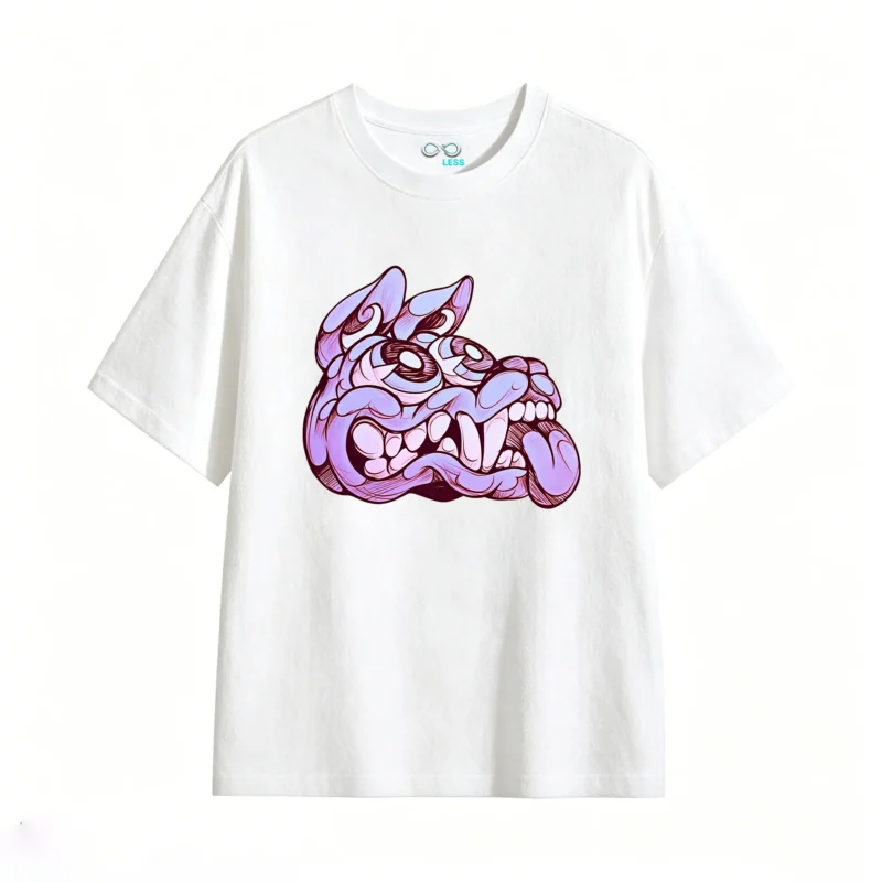 主图_2 Remera Algodón Estampado Arte Abstracto Urbano Premium