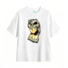 Remera Algodón Estampado Calavera Graffiti Urbano Premium