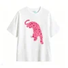 主图_2 Remera Algodón Estampado Leopardo Corazones Casual Premium