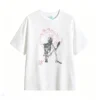 Remera Algodón Estampado Fuego Corona Diseño Urbano Oversize