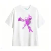 主图_2 Remera Algodón Estampado Esqueleto Neon Flame Urbano Premium