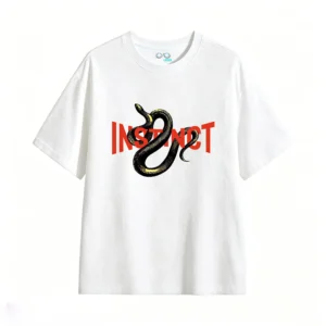 主图_2 Remera Algodón Estampada Instinct Serpiente Urbana Premium