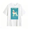 Remera Algodón Estampado Perro Afghan Hound Diseño Vintage