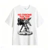 Remera Algodón Estampa No Throne For The Enemy Heavy Metal