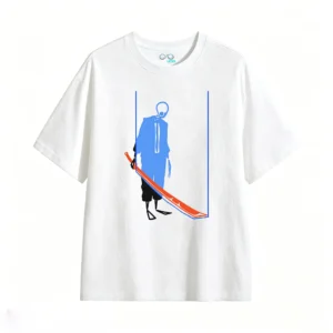 主图_2 Remera Algodón Estampada Anime Espada Diseño Casual Premium