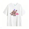 Remera Algodón Estampado Vaquera Vaca Estrellas Kawaii