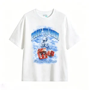 主图_2 Remera Algodón Pray To Win Estampado Urbano Oversize Premium