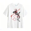 主图_2 Remera Algodón Estampado Lineal Minimalista Diseño Arte Premium