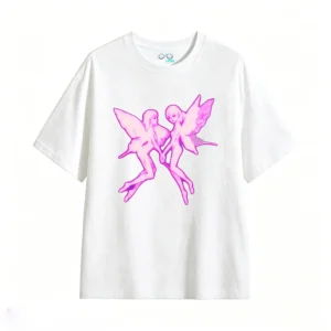 Remera Algodón Estampado Fairy Core Aesthetic Y2K Oversize