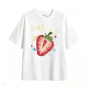 主图_2 Remera B+ab Dreams Algodón Estampado Fruta Oversize Casual