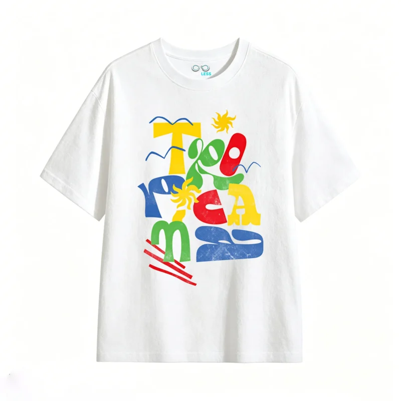 主图_2 Remera Algodón Estampado Tropical Diseño Verano Playa Casual