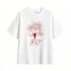 主图_2 Remera Algodón Estampado Árbol Rojo Casual Premium Moda