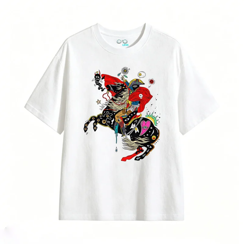 Remera Algodón Estampado Arte Surrealista Premium Urbano