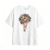 Remera Algodón Ramo Gatos Flores Diseño Kawaii Estampado