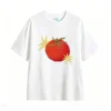 Remera Algodón Estampado Tomate Diseño Pop Art Casual