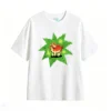 Remera Algodón Estampada Cabra Arte Abstracto Premium