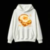 主图_2 Buzo con Capucha Algodón Estampado Huevo Frito Diseño Artístico Casual